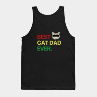 Best Cat Dad Ever Cat Lover Owner Tank Top